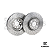 Par Disco de Freio Dianteiro Brembo XTRA Perfurado Jetta GLI Tiguan R-Line 09.C306.1X - Imagem 2