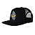 Boné Santa Cruz Skateboards Meek OG Slasher Trucker Preto - Imagem 1