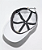 Boné Nixon Long Trip Strapback Branco - Imagem 5