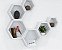 NICHO HEXAGONO 23X25CM MDP BCO - Imagem 2