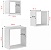 Kit 3 Nichos Mdp Black - Imagem 4