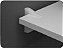 Kit Com 3 Prateleiras Mdp Black 20x40 Com Suportes D-core - Imagem 3