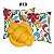 Kit 2 Almofadas Decorativas cheias mais Almofada Nó Amarelo - Imagem 2