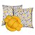 Kit 2 Almofadas Decorativas cheias mais Almofada Nó Amarelo - Imagem 1