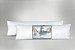 Travesseiro de Corpo Aconchego 90cm x 38cm 2 Peças Branco - Imagem 1