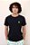 Camiseta básica fit masculina 100% algodão - preto - Imagem 1