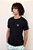 Camiseta básica fit masculina 100% algodão - preto - Imagem 2