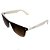 Óculos de Sol Invasor Branco com lentes marrons - Imagem 1