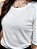 Blusinha Branca com Strass - Imagem 3
