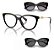 Óculos Clip-On Feminino Emporio Armani - EA4213U 5017/1W 53 - Imagem 1