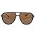 ÓCULOS DE SOL MASCULINO MR DOM EYEWEAR AVIADOR POLARIZADO MARROM - 6154 C5 55X15 135 - Imagem 1