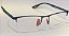 ARMAÇÃO PARA ÓCULOS DE GRAU MASCULINO KAZWINI EYEWEAR METAL NYLON PRETO - K6359M C2 53X18 140 - Imagem 2