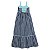 VESTIDO XADREZ AZUL MARINHO E VERDE LISO - Imagem 3