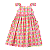 VESTIDO ESTAMPA XADREZ FLOR POR ONDE FOR - Imagem 1