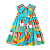 VESTIDO ESTAMPA VIVA O VERDE AZUL - Imagem 1