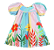 VESTIDO ESTAMPA JARDIM DA JUJU LISTRADO - Imagem 1