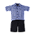 CONJUNTO ESTAMPA XADREZ AZUL - Imagem 1