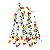 VESTIDO ESTAMPA FLOR DECALQUE HORTENCIA - Imagem 1