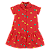 VESTIDO ESTAMPA ÁRVORES BORDADAS - Imagem 1