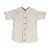 CAMISA MANGA CURTA BEGE - Imagem 1