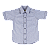 CAMISA MANGA CURTA BRANCO/AZUL - Imagem 1