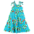 VESTIDO ESTAMPA MORANGO AZUL - Imagem 1