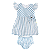 VESTIDO XADREZ E LISTRAS AZUL - Imagem 1