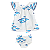 VESTIDO ESTAMPA PEIXINHO FUNDO BRANCO - Imagem 1