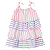 VESTIDO LISTRAS ROSA E LILAS - Imagem 1