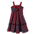 VESTIDO XADREZ MORZAT MARINHO E VERMELHO - Imagem 3