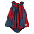 VESTIDO XADREZ MORZAT MARINHO - Imagem 1