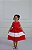 VESTIDO LISO VERMELHO E BRANCO - Imagem 2