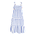 VESTIDO LISTRAS AZUL - Imagem 1