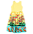 VESTIDO ESTAMPA BARRADO FLUTUANTE - Imagem 1
