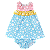 VESTIDO ESTAMPA POÁ - Imagem 1