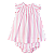 VESTIDO LISTRAS ROSA E BRANCO - Imagem 1