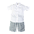 CONJUNTO BRANCO E BEGE - Imagem 1