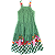 VESTIDO BARRADO MESA DIVERTIDA VERDE - Imagem 1