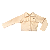 JAQUETA SHERPA BEGE CLARO - Imagem 1