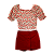 CONJUNTO ESTAMPA CEREJINHA ROSA - Imagem 1