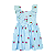 VESTIDO ESTAMPA RABANETE AZUL BEBÊ - Imagem 3