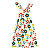 VESTIDO ESTAMPA FLORAL OFF - Imagem 1