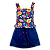 CONJUNTO ESTAMPA FLORAIS COMESTÍVEIS MARINHO - Imagem 1