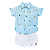 CONJUNTO ESTAMPA MAMMA MIA MINI AZUL BEBÊ - Imagem 1