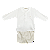 CONJUNTO BRANCO E BEGE CLARO - Imagem 1