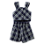 CONJUNTO XADREZ AZUL COM CINZA - Imagem 3
