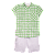 CONJUNTO ESTAMPA COMPOSÊ COM XADREZ - Imagem 1
