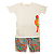 CONJUNTO ESTAMPA BICHINHOS CRAFT BEGE - Imagem 1