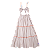 VESTIDO ESTAMPA LISTRADO CAQUI - Imagem 3