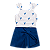 CONJUNTO ESTAMPA ORIGAMI BRANCO - Imagem 1